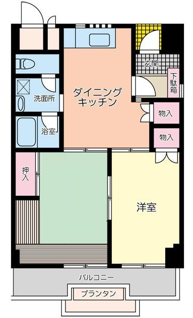 メゾン桜の間取り|間取りです。