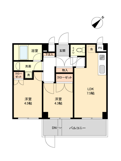 【間取り】 | イーストビー国立