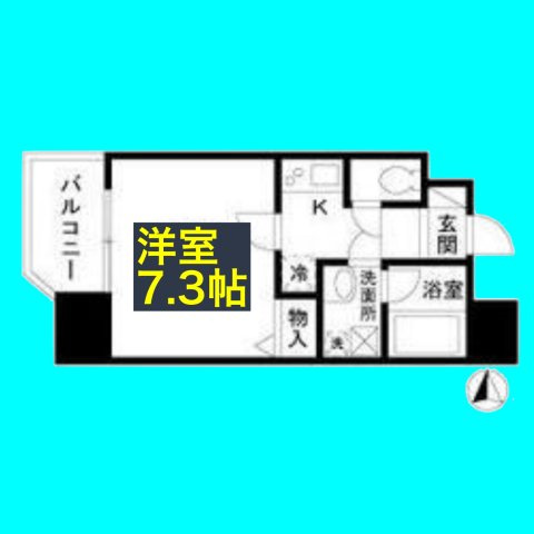 エコロジー栄レジデンスの間取り