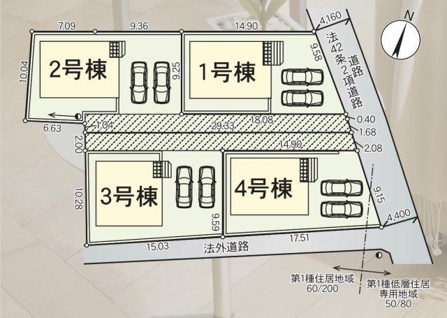 長野市松代町東条第２の区画図|仕様のご確認やローンのご相談は＜Tel 026-477-7419＞まで♪