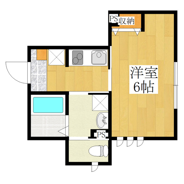 プランドール王子神谷の間取り|角部屋♪２面採光のお部屋です！