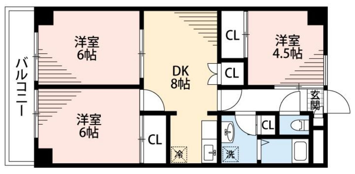 ファウンテン９０の間取り