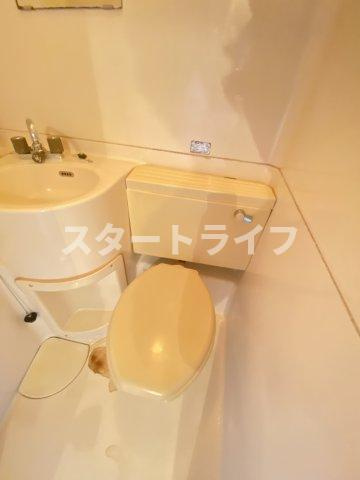 大阪市東淀川区柴島１丁目の賃貸マンションのトイレ