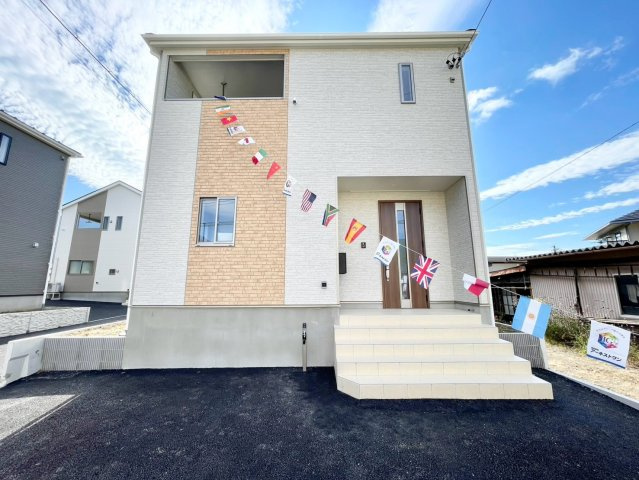 松代町東条オプション工事プレゼント対象物件！の外観|完成済み物件！いつでも見学可能です♪お問合せは＜Tel 026-477-7419＞まで♪　１号棟