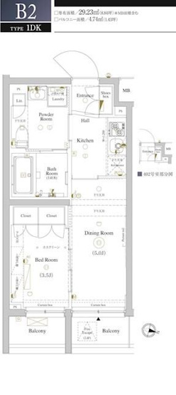 【間取り】 | ＡＲＫＭＡＲＫ新中野