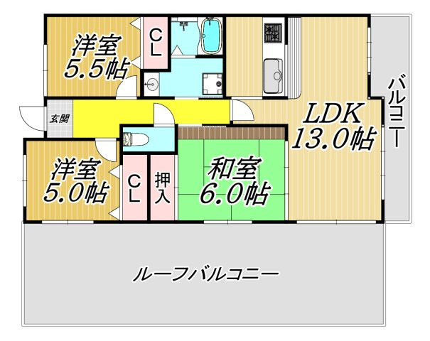 ボンシックコロニーI番館の間取り