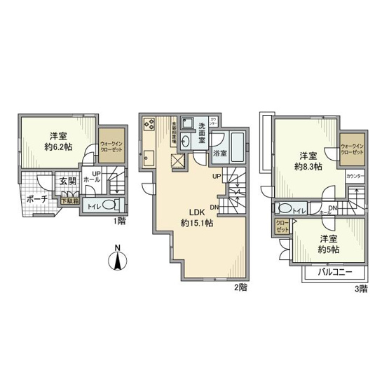 【間取り】 | 七島町戸建