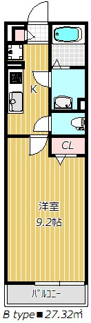 【間取り】 | リブリ・船橋宮本 | 洋室ゆったり9帖サイズもあるお部屋です