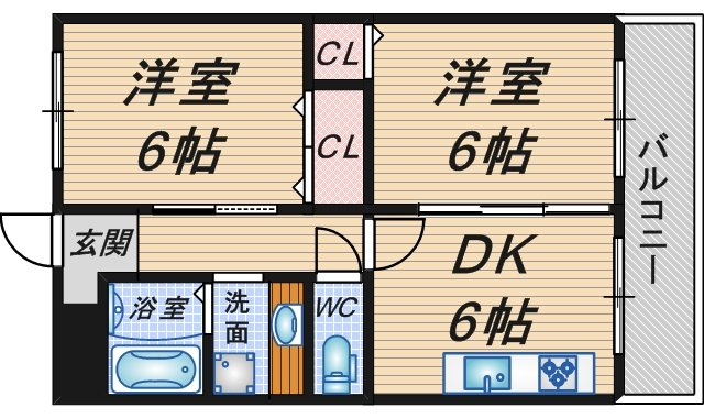 Ｔ・Ｓ長興寺の間取り