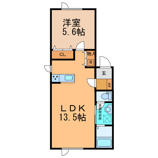 ベルジュ162の間取り