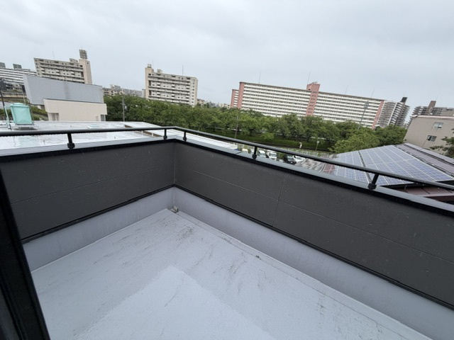 貸家　大阪市東淀川区北江口のバルコニー