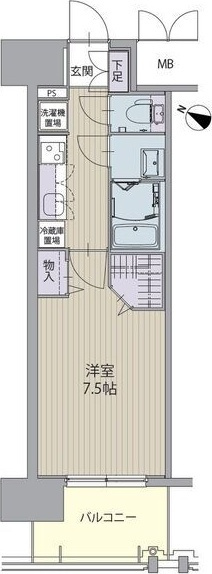 パルティール笠寺の間取り