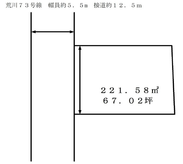 姫路市井ノ口の売地の土地図