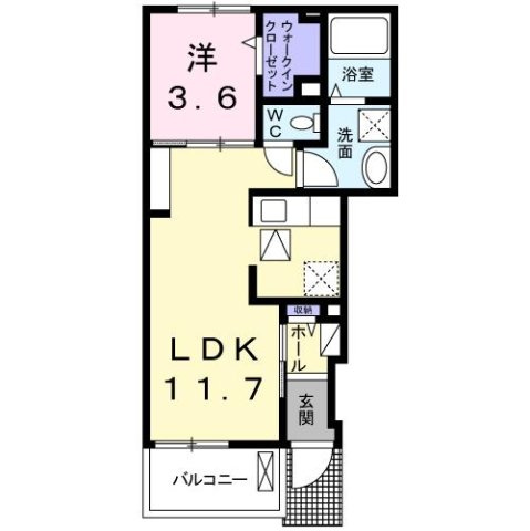 シャルマン大蓮北の間取り