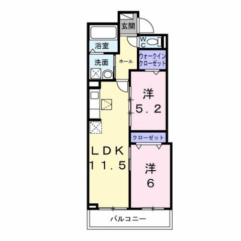 ヒカルサ大阪巽西の間取り
