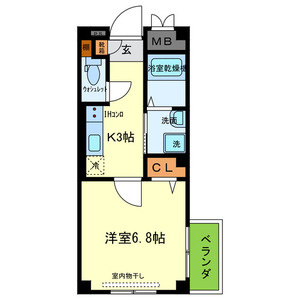 ロータスコートⅡの間取り