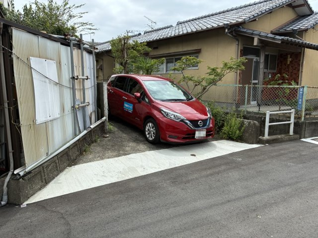 熊本市南区野田３丁目の売地の前面道路含む現地写真