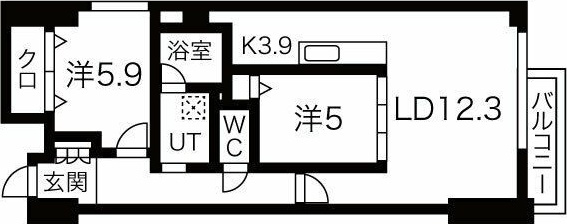 LINEAR STYLE (リニア・スタイル)の間取り