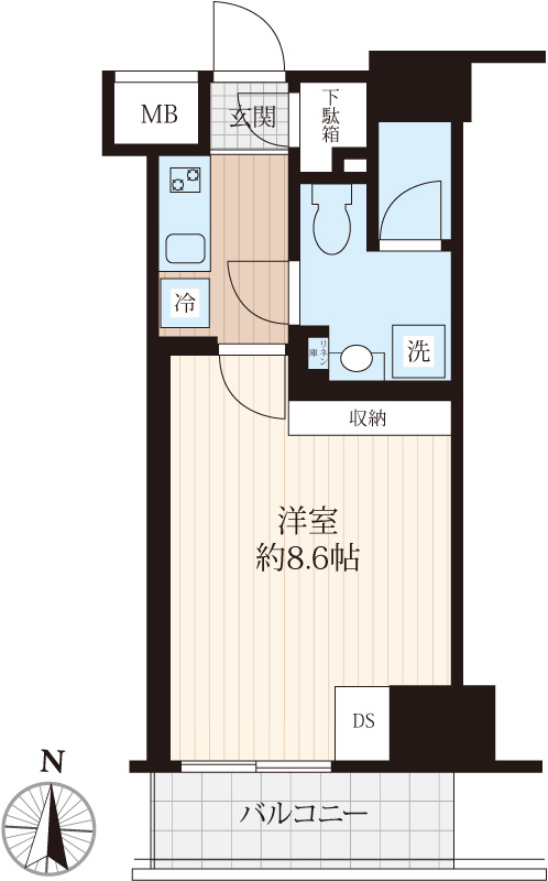 「防音マンション」ＴＲＡＣＫ両国の間取り