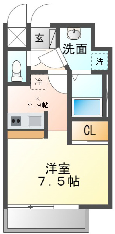 クレシタ大国の間取り