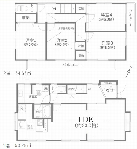 【間取り】 | 【仲介手数料０円】藤沢市大鋸3丁目　中古一戸建て | 藤沢市大鋸3丁目　中古一戸建て