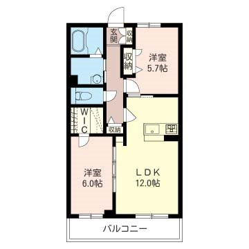 Ｐｏｒｔｅ　ｂｌａｎｃｈｅの間取り