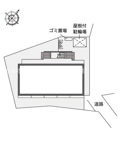レオパレス羽崎の区画図