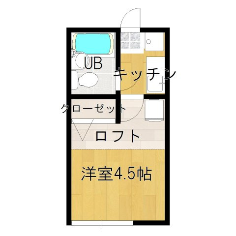 葛飾区東金町４丁目のアパートの間取り