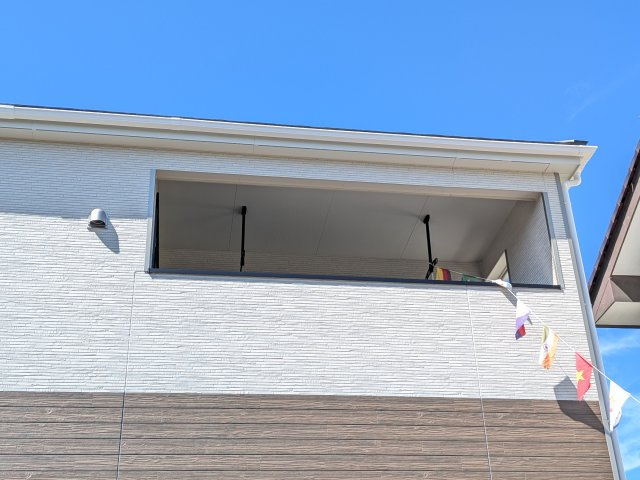 阿見町上長　第1　新築戸建てのバルコニー