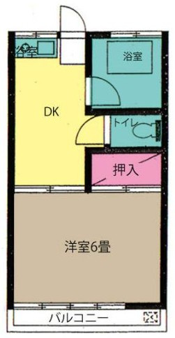 あかつき荘の間取り