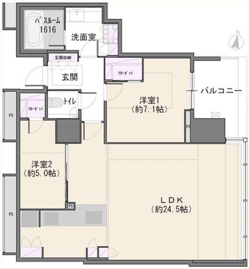 【間取り】 | ワールドシティタワーズ　ブリーズタワー