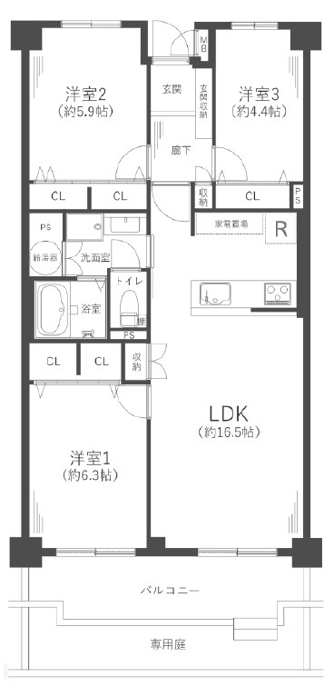 ファミール東灘の間取り|2沿線利用可能で、通勤通学に便利な立地です！