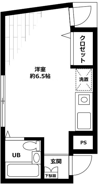 ホワイトシェル馬込Ⅱの間取り|間取りです。