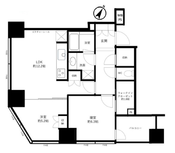 【間取り】 | シティタワー新宿新都心