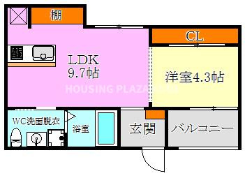 STAY THE HOUSE 須磨 SEA SIDE　須磨駅の賃貸物件の間取り