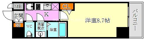 アドバンス神戸マリスⅠの間取り