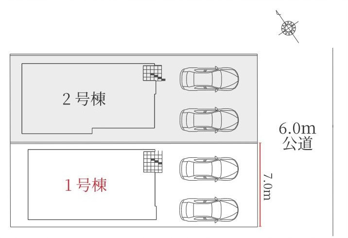 知多市つつじが丘三丁目9番4の一部『仲介手数料無料』新築一戸建て・建売の区画図