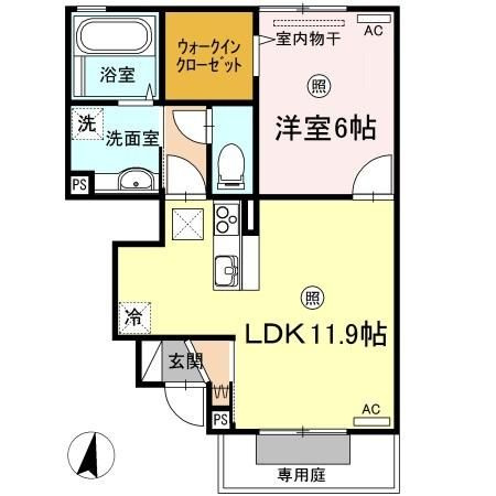 エルヴィリア野田の間取り