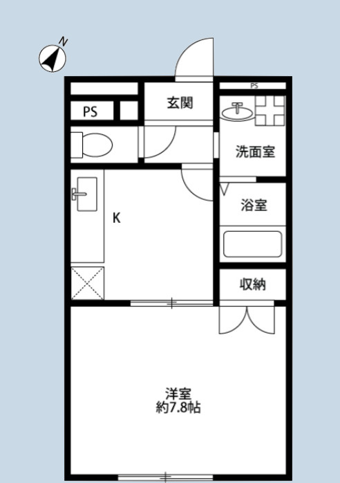 アムール琴Ⅱの間取り