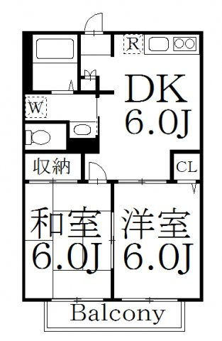 【間取り】 | メゾンフジ