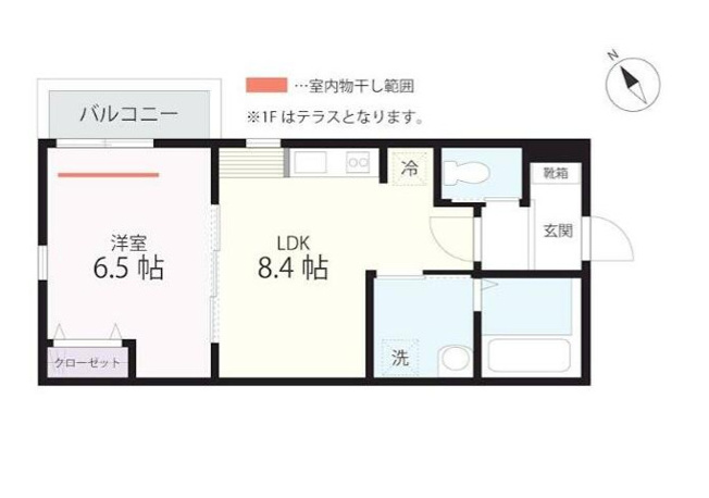 【間取り】 | QUIET CRAB HOUSE 上大岡