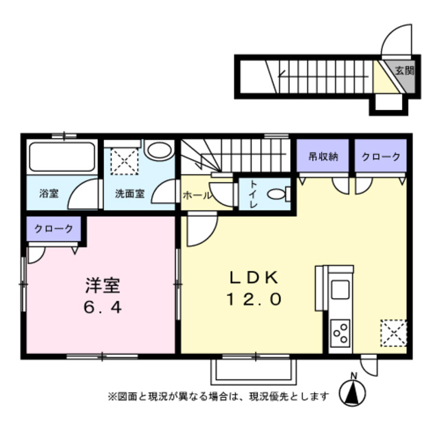 デザインメゾン久が原Ｂ棟の間取り