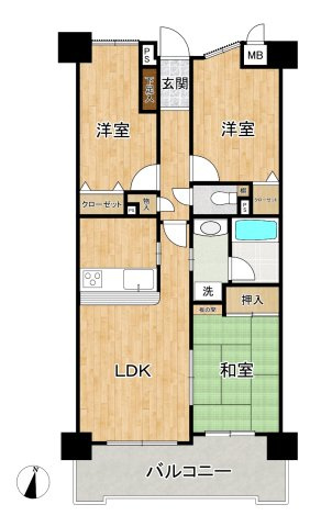 レインボー大府桃山 の間取り|間取図　※図面と現況が異なる場合は現況優先といたします。