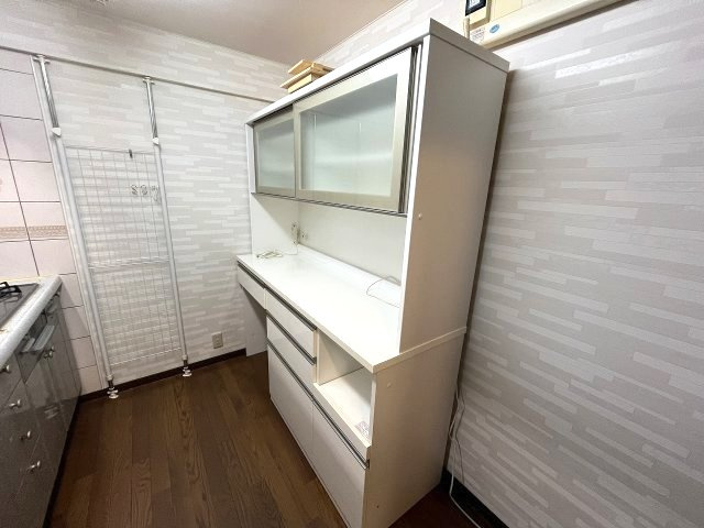 レインボー大府桃山 のキッチン|収納スペースが豊富でキッチンがきれいに片付きます