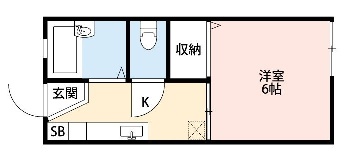 ロジュマンNS B棟の間取り