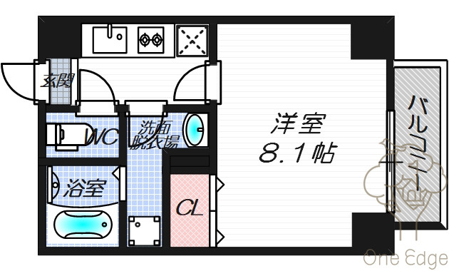 ETC天神橋の間取り