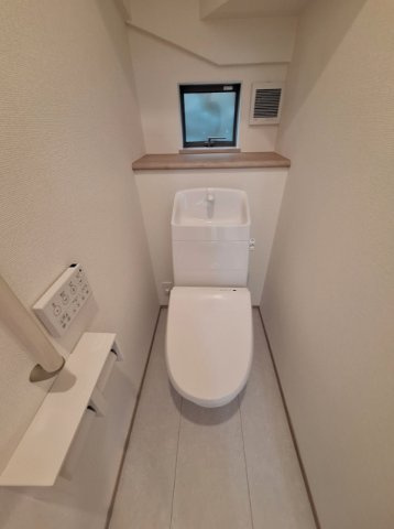 ハートフルタウン 高崎市倉賀野町新築のトイレ|現地撮影