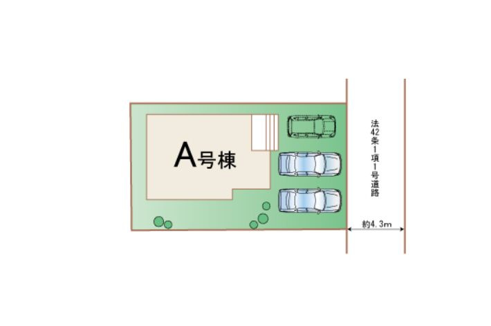 ハートフルタウン 高崎市倉賀野町新築の区画図