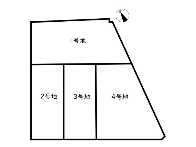 【区画図】 | 姫路市別所町佐土３丁目／全4区画