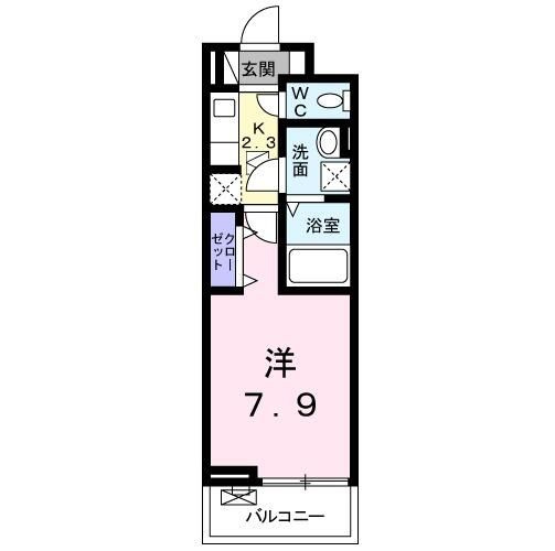 アライブ　ジュネスの間取り